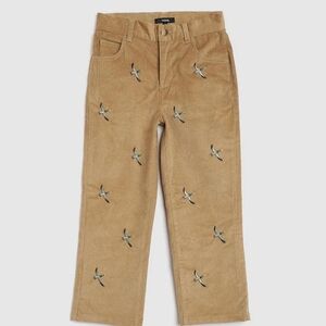 Padel Kids wear Cape Cod Duck Motif Tan Corduroy Pants